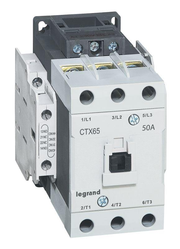 Контактор Legrand CTX-3 3P 50А 2НО 2HЗ ~110В 416144