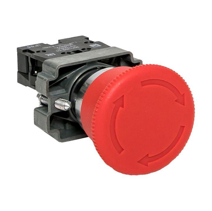 Кнопка "Грибок" BS542 NC IP65 поворотн. красн. PROxima EKF xb2-bs542-65