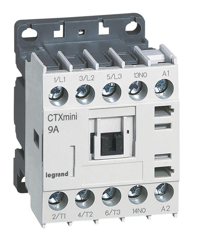 Контактор Legrand CTX-3 3P 9А 1НО =24В мини 417021