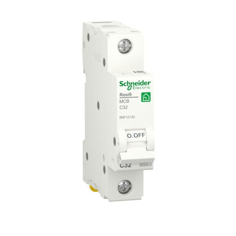 Автоматический выключатель Schneider Electric 1п C 32А Resi9 6000А  R9F12132