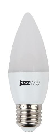 Лампа светодиодная PLED-SP 7Вт C37 свеча 3000К тепл. бел. E27 530лм 230В JazzWay 1027825-2